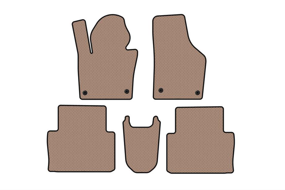 Seat Alhambra 2010- Alfombrillas de goma Carsuit (2015+, beige) Image