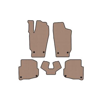 Alfombrillas de goma Carsuit (SD, beige) Skoda Fabia 2000-2007 foto 1