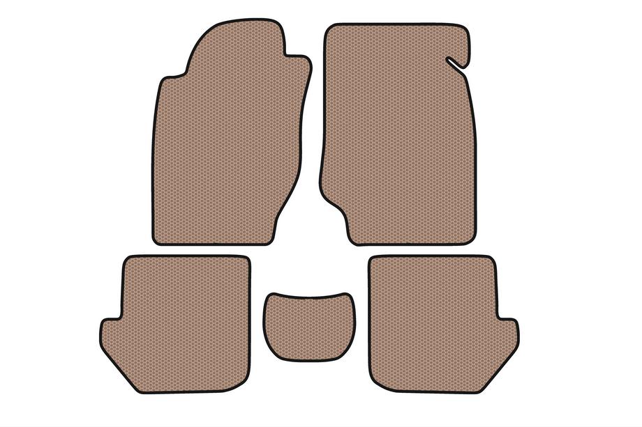 Toyota Rav 4 1996-2001 Alfombrillas de Goma Carsuit (Beige) Foto 1