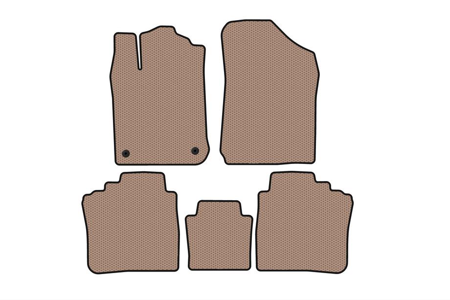 Toyota Avalon 2012-2018 Alfombrillas de Goma Carsuit (Beige) Image