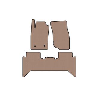 Alfombrillas de Goma Carsuit V2 (Beige) Toyota Hilux 2006-2015 foto 1