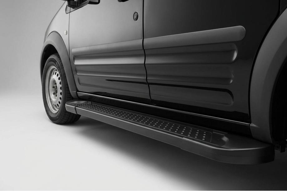 Ford Connect 2006–2009 Estribos Laterales Allmond Black (2 uds., Aluminio) Base Estándar Foto 2