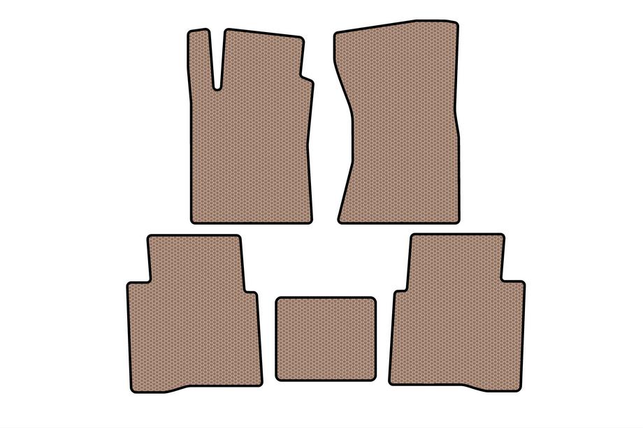 Toyota Fortuner 2006-2015 Alfombrillas de Goma Carsuit (Beige) Foto 1