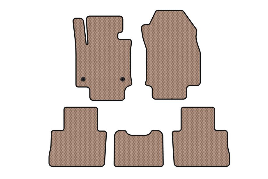 Toyota Rav 4 2019–2025 Alfombrillas de Goma Carsuit (Beige) Image