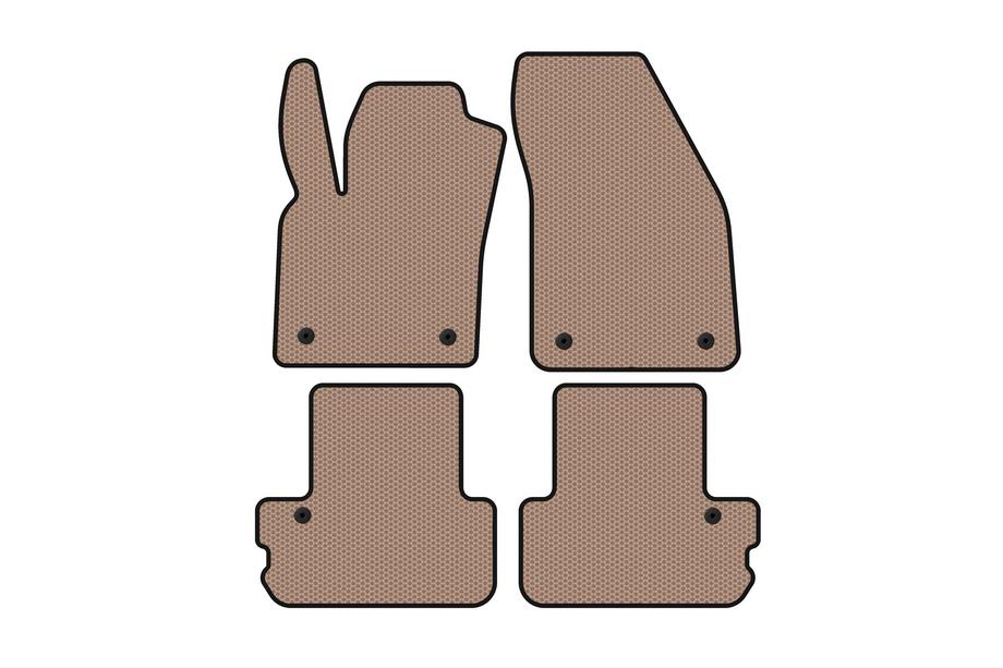 Volvo C70 2006-2010 Alfombrillas de goma Carsuit (Cabriolet, beige) Image