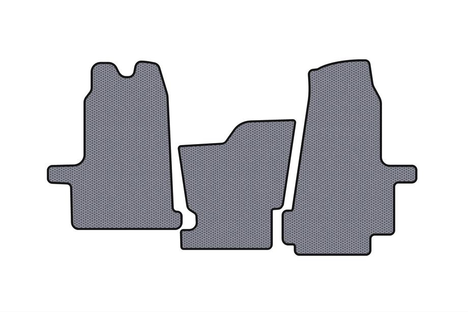 Ford Transit 2000–2014 Alfombrillas de goma Carsuit (2000-2006, automatico, gris) Image