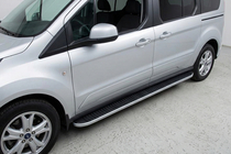Ford Connect 2014-2021 Estribos Laterales Tayga Grey (2 uds., Aluminio) foto 1