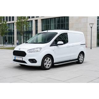 Estribos Laterales Maydos V1 (2 uds, acero inoxidable) Ford Courier 2014-2023 foto 1