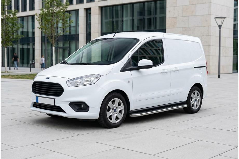 Ford Courier 2014-2023 Estribos Laterales Maydos V1 (2 uds, acero inoxidable) Image