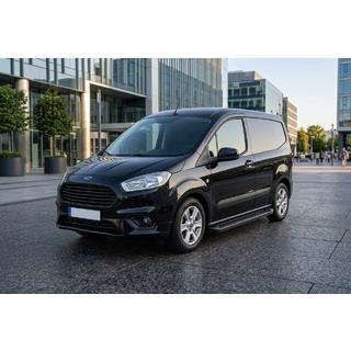 Estribos Laterales Allmond Black (2 uds., Aluminio) Ford Courier 2014-2023 foto 1
