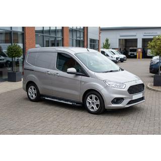 Estribos Laterales Sunrise (2 uds., Aluminio) Ford Courier 2014-2023 foto 1