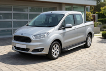 Ford Courier 2014-2023 Estribos Laterales RedLine V1 (2 uds., Aluminio) foto 1