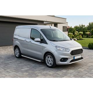 Estribos laterales Fullmond (2 uds., aluminio) Ford Courier 2014-2023 foto 1