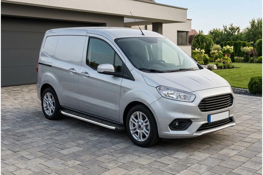 Ford Courier 2014-2023 Estribos laterales Fullmond (2 uds., aluminio) Image