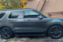Ford Explorer 2011-2019 Estribos Laterales Allmond Black (2 uds., Aluminio) foto 4