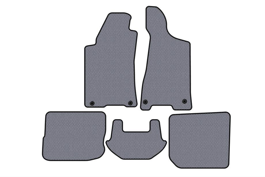 Audi 80/90 1987-1996 Alfombrillas de goma Carsuit (1991-1996, Sedan, gris) Image