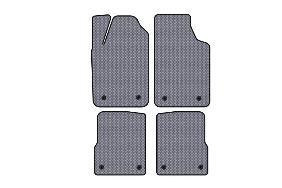 Audi A2 1999-2005 Alfombrillas de Goma Carsuit (HB, Gris) Image