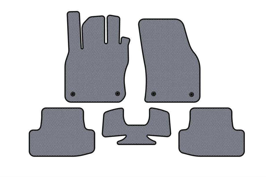 Audi Q2 2016- Alfombrillas de Goma Carsuit (Gris) Image