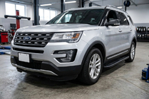 Ford Explorer 2011-2019 Estribos Laterales Bosphorus Black (2 uds., Aluminio) foto 1