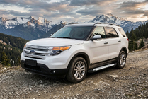 Ford Explorer 2011-2019 Estribos Laterales Allmond Grey (2 uds., Aluminio) foto 1