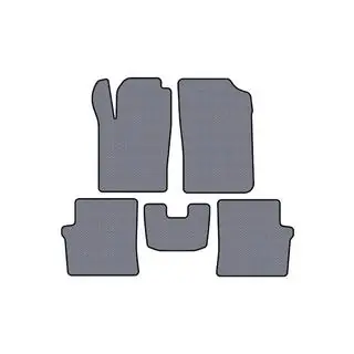 Alfombrillas de goma Carsuit (HB, 5 puertas, gris)