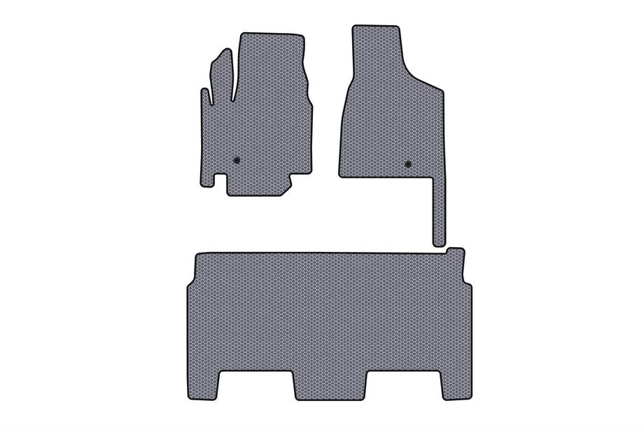 Dodge Grand Caravan V 2008-2020 Alfombrillas de Goma Carsuit (2008-2020, 2 Filas, 8 Plazas/Equipamiento SXT, Gris) Foto 1