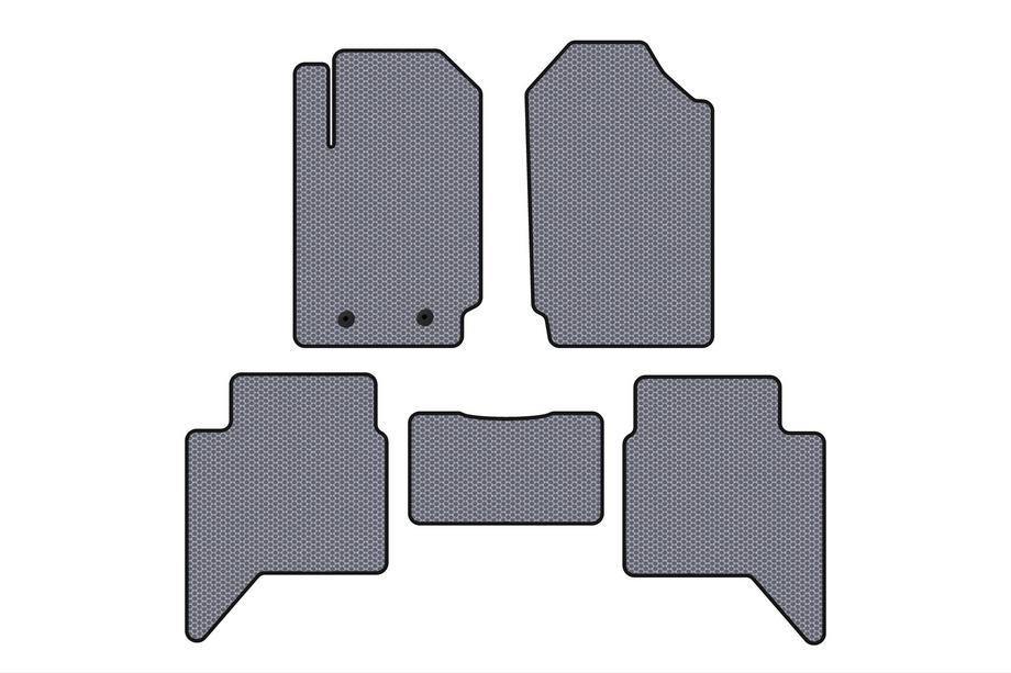 Ford Ranger 2011–2022 Alfombrillas de Goma Carsuit (Gris) Foto 1