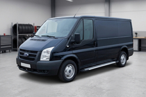Ford Transit 2000–2014 Estribos Laterales Line (2 uds., Aluminio) foto 1