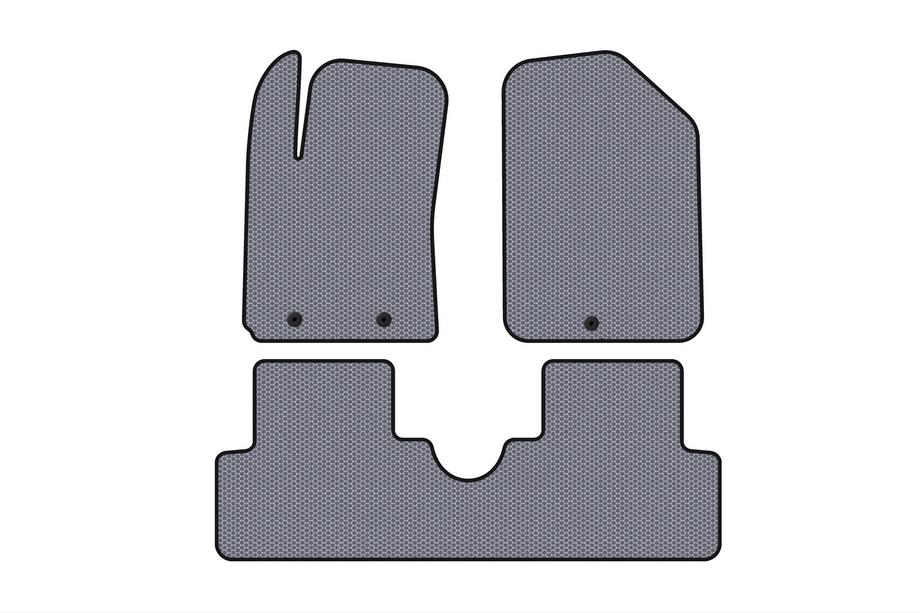 Hyundai I-10 2014-2017 Alfombrillas de Goma Carsuit (HB, Gris) Image