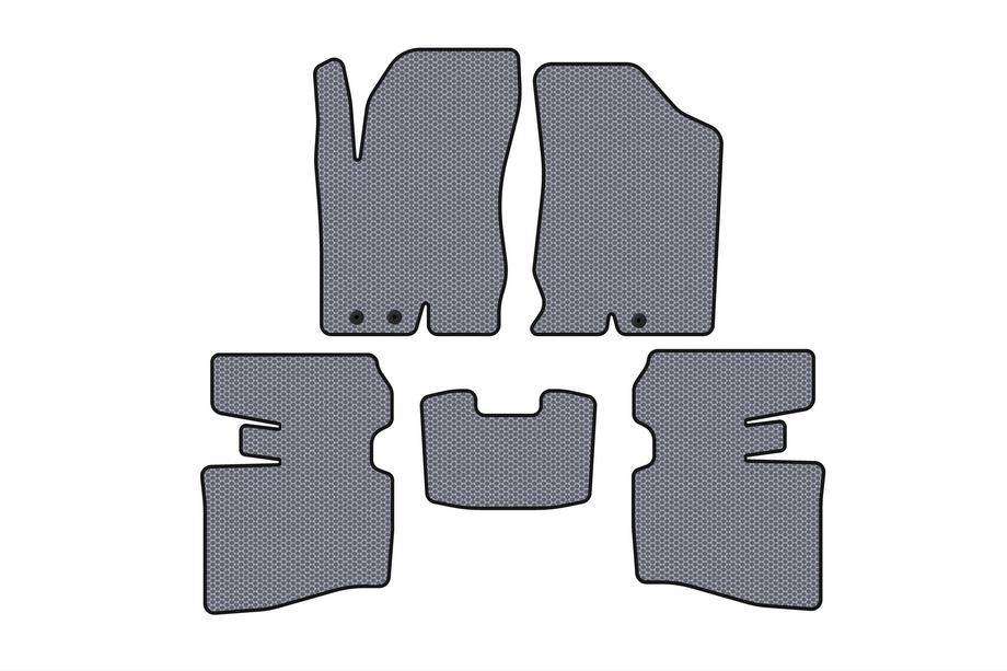 Hyundai I-30 2007-2011 Alfombrillas de Goma Carsuit (SW, Gris) Image