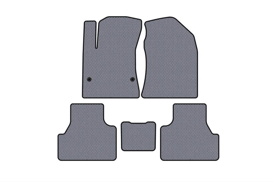 Hyundai Kona 2017-2023 Alfombrillas de Goma Carsuit (Eléctrico, Gris) Foto 1