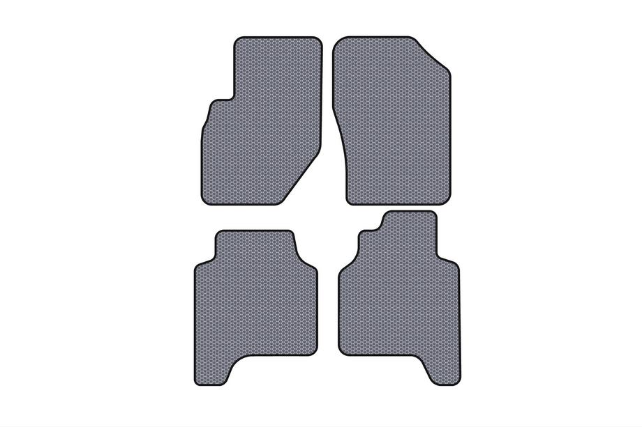 Hyundai Terracan 2001-2007 Alfombrillas de Goma Carsuit (Gris) Image