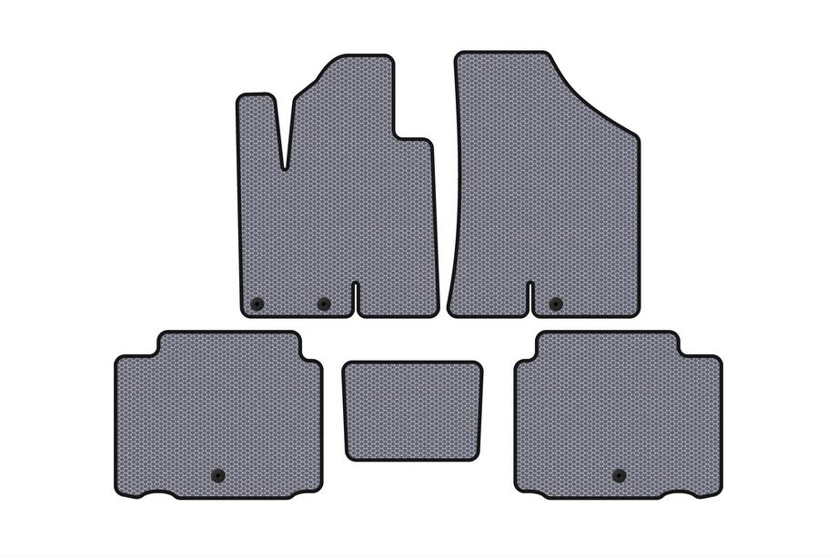 Hyundai IX55 2007-2012 Alfombrillas de Goma Carsuit (Gris) Image