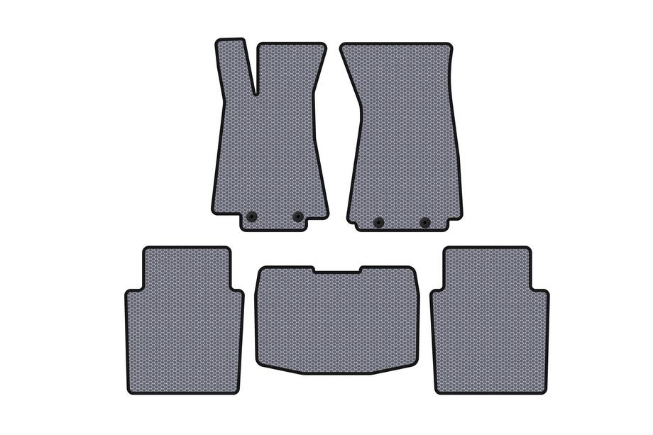 Jaguar XJ 2003-2009 Alfombrillas de Goma Carsuit (SD, Gris) Image