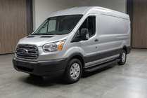 Ford Transit 2014- Estribos Laterales Allmond Black (2 uds., Aluminio) foto 1