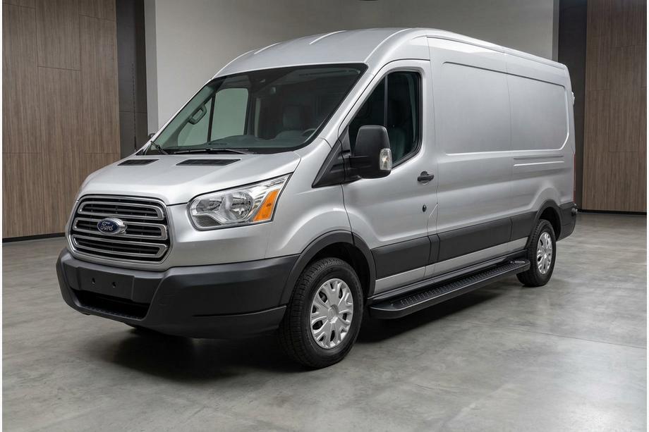 Ford Transit 2014- Estribos Laterales Allmond Black (2 uds., Aluminio) Image