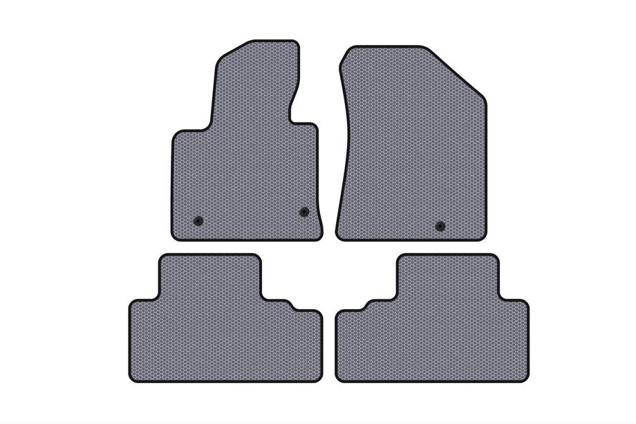 Kia Carens 2012- Alfombrillas de Goma Carsuit (Gris) Image