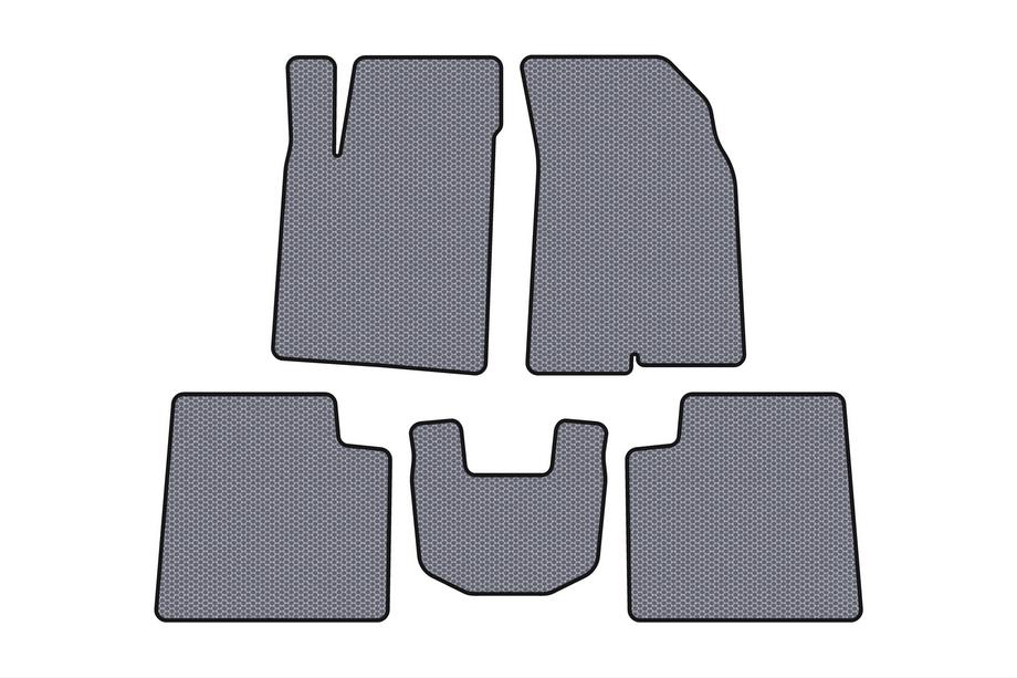 Kia Opirus 2003-2010 Alfombrillas de Goma Carsuit (Gris) Image