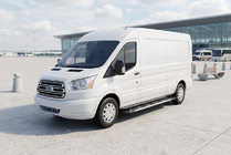 Ford Transit 2014- Estribos Laterales Sunrise (2 uds., Aluminio) foto 1