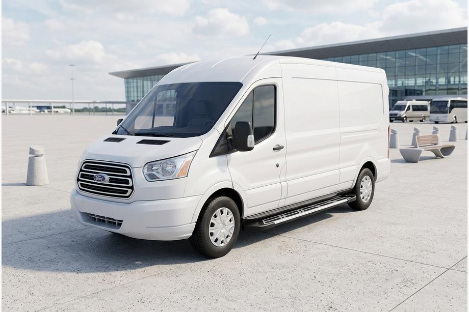 Ford Transit 2014- Estribos Laterales Sunrise (2 uds., Aluminio) Image