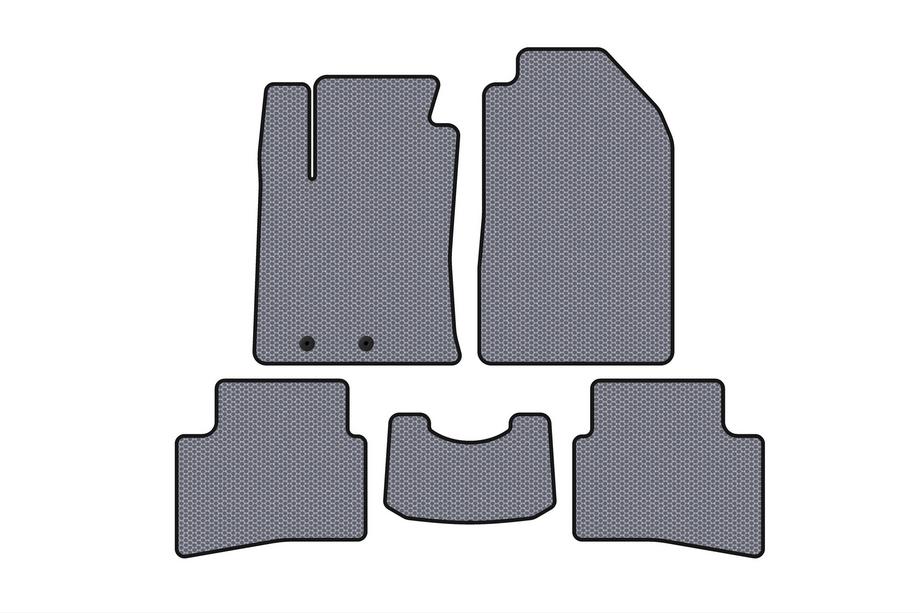 Kia Stonic 2017- Alfombrillas de goma Carsuit (2017-2019, gris) Image