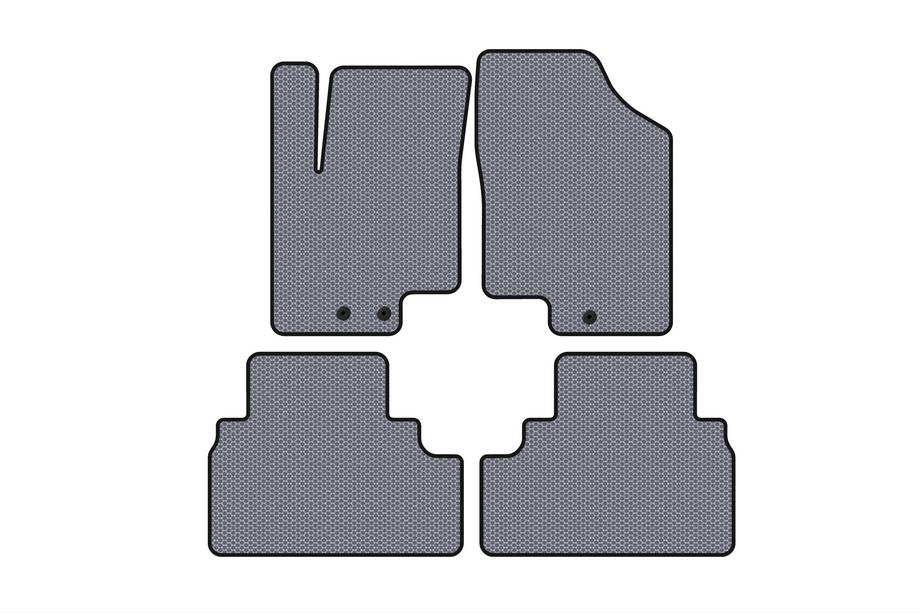Kia Venga 2010-2019 Alfombrillas de Goma Carsuit (Gris) Image