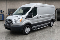Ford Transit 2014- Estribos Laterales RedLine V1 (2 uds., Aluminio) foto 1