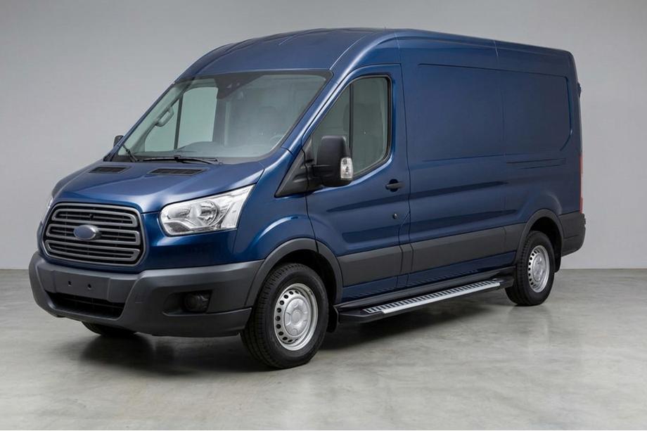 Ford Transit 2014- Estribos Laterales Line (2 uds., Aluminio) Image