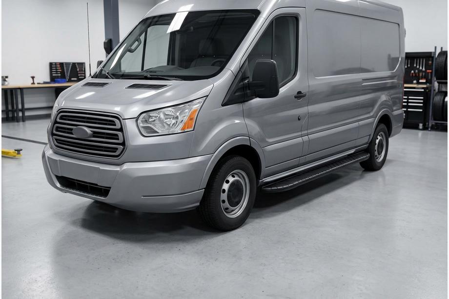 Ford Transit 2014- Estribos Laterales Bosphorus Black (2 uds., Aluminio) Image