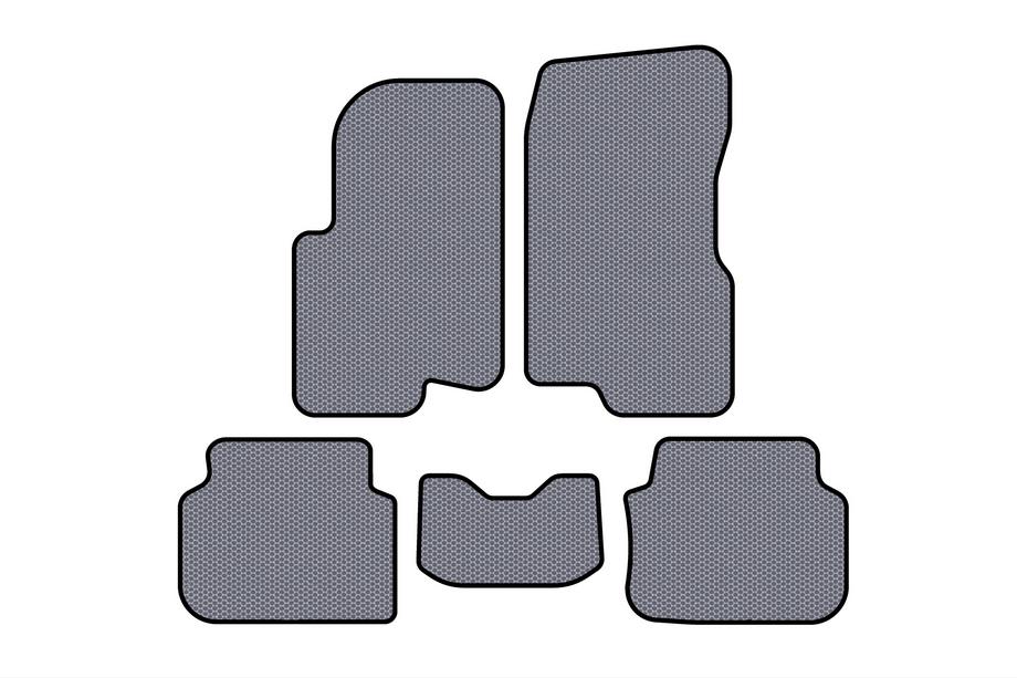 Smart 1998-2007 Alfombrillas de Goma Carsuit (2003-2007, Forfour, Gris) Image