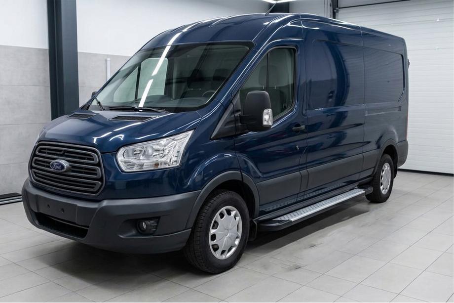 Ford Transit 2014- Estribos Laterales Allmond Grey (2 uds., Aluminio) Image