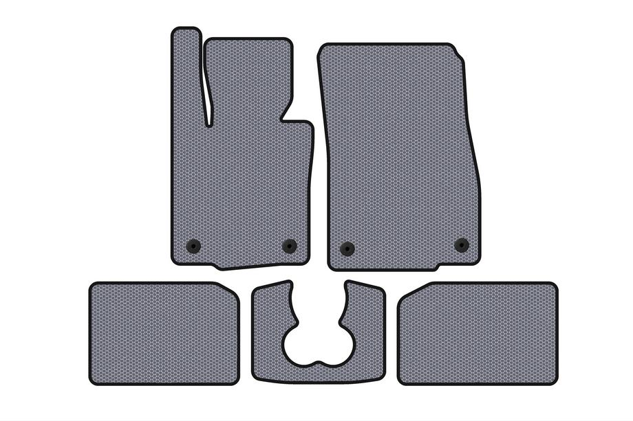 Mini Cooper F55/56/57 2014-2023 Alfombrillas de goma Carsuit (para S F55, 5 puertas, gris) Foto 1