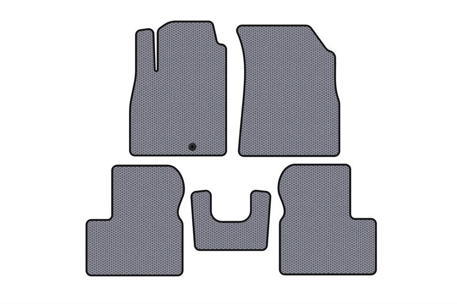Nissan Micra K13 2011-2016 Alfombrillas de Goma Carsuit (Gris) Image