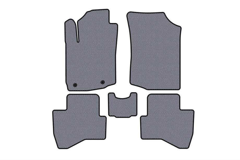 Peugeot 108 2014-2021 Alfombrillas de Goma Carsuit (HB, Gris) Image